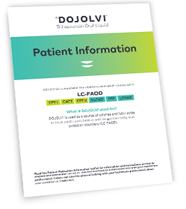 DOJOLVI® (triheptanoin) Patient Brochure